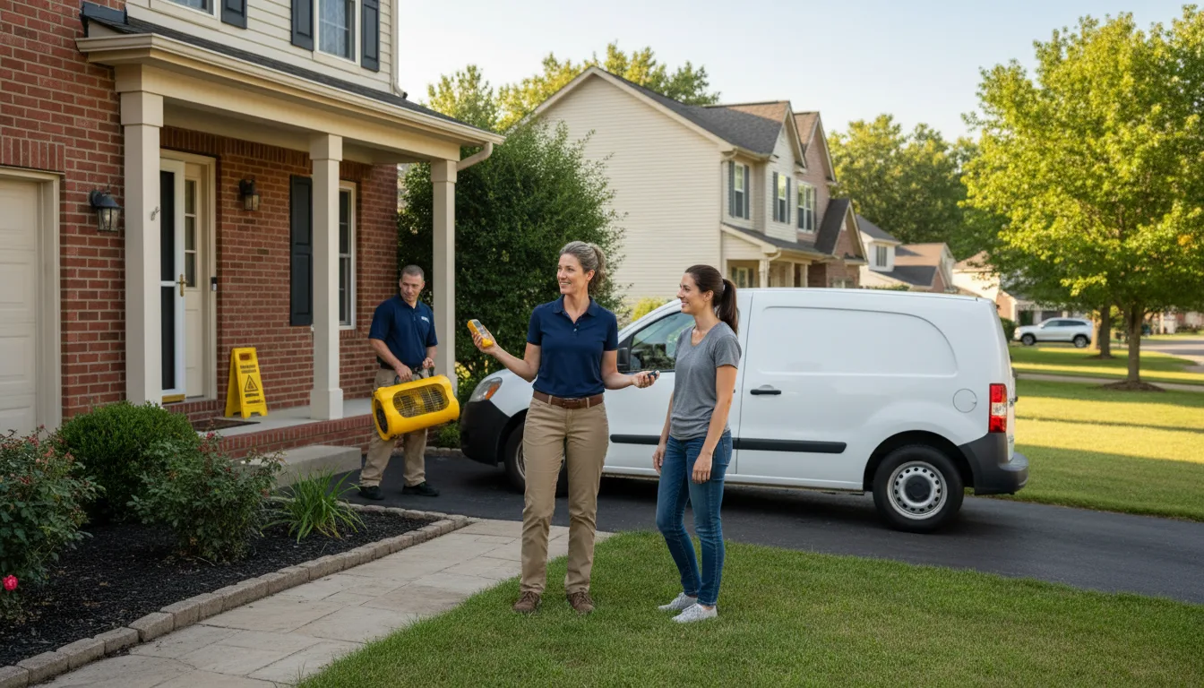 Water restoration image for Emergency Water Removal Services in Hinton, OK